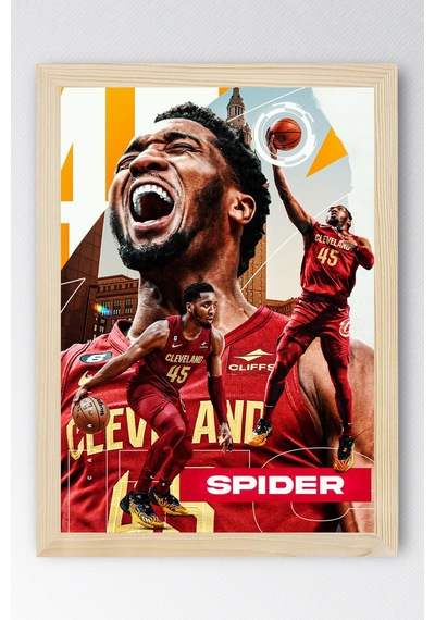 Donovan Mitchell Çerçeveli Tablo - Basketbol Nba Posteri Tablo