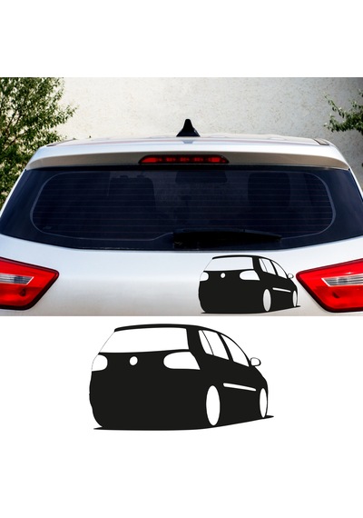 Volkswagen Golf Polo Sticker, Volkswagen Oto Sticker 21x12 Cm