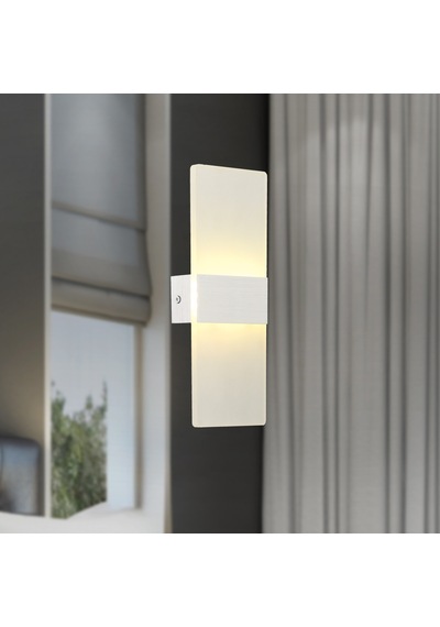 Pearl 3 Renkli 8 Watt Buz Camlı Modern Salon Ledli Aplik Çok Renkli