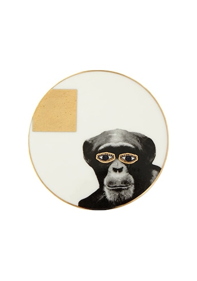 Porland Wild Life Monkey Bardak Altlığı 10 CM 04Alm006622 Çok Renkli