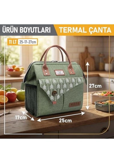 Kadın Termal Çanta, Yalıtımlı Yemek Taşıma, Bayan Beslenme Çantası, Sızdırmaz Beslenme Kutusu, Yetişkinler V Diğer