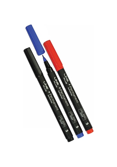 Asetat Kalemi 8 Renk 0.4 Mm 1 Paket Lineplus İnce Uçlu Cd Kalemi S Keçe Uçlu Kalem Silinmez Renkli Permanent Kalem Çok Renkli