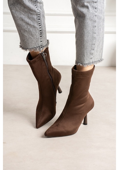 Dabab Shoes Marya Kadın Acı Kahve Streç Lüks Süet Sivri Burun Sıcak Astarlı Fermuarlı 7 Cm İnce Topuklu Bot Bootie Acı Kahverengi Dabab Shoes Marya Kadın Acı Kahve Streç Lüks Süet Sivri Burun Sıcak Astarlı Fermuarlı 7 Cm İnce Topuklu Bot Bootie Acı Kahverengi