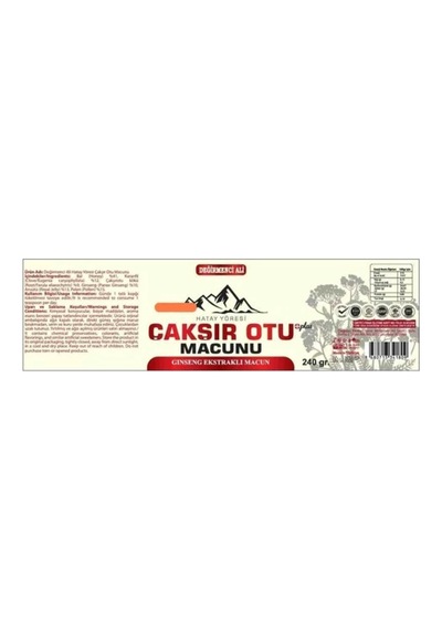 Değirmenci Ali Çakışır Otu Macunu 240 Gr 240 Gr
