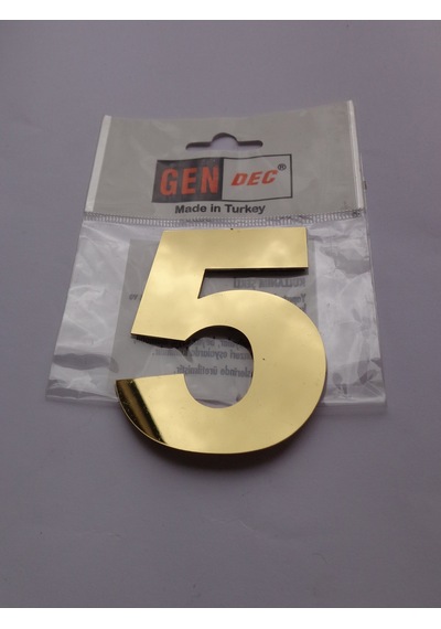 Gendec 8 Cm Altın Sarı Paslanmaz Metal No:5 Kapı,Villa,Daire