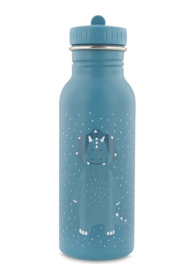 Trixie 41-228 Paslanmaz Çelik Suluk Matara 500ml - Mr. Triceratops Çok Renkli