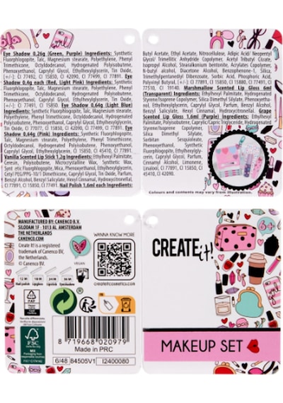 Create It Makyaj Seti Ve El Çantası