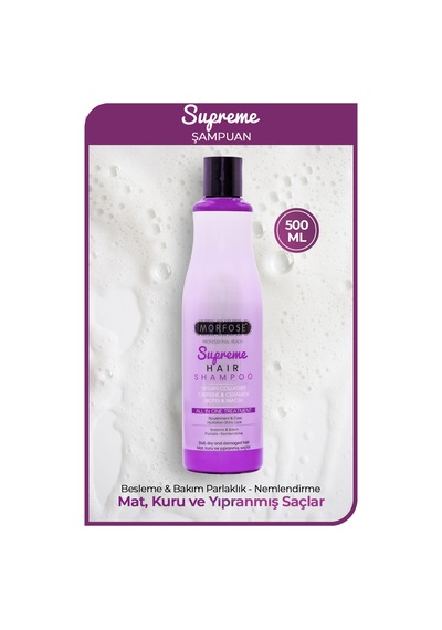 Morfose Morfose Supreme Saç Şampuanı 500 Ml - Besleme, Bakım Ve Parlaklık
