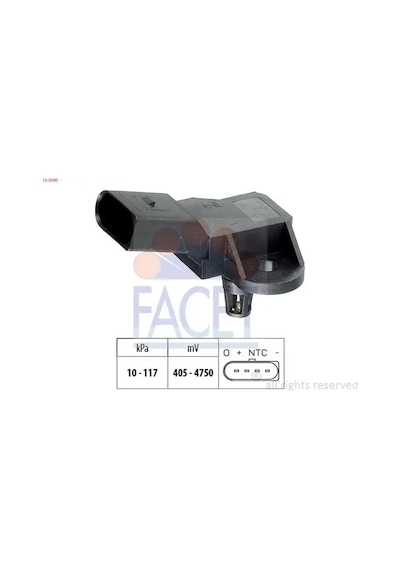 Vw Polo Map Sensoru 1.4 2006-2010 Bud Facet 103090