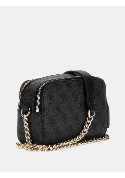 Guess Noelle Iı 4g Logo Kadın Omuz Çantası Hwbg9672140 Siyah