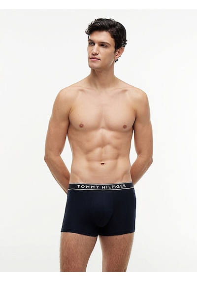 Tommy Hilfiger Um0um03882 3p Trunk Dtm Erkek Boxer Lacivert