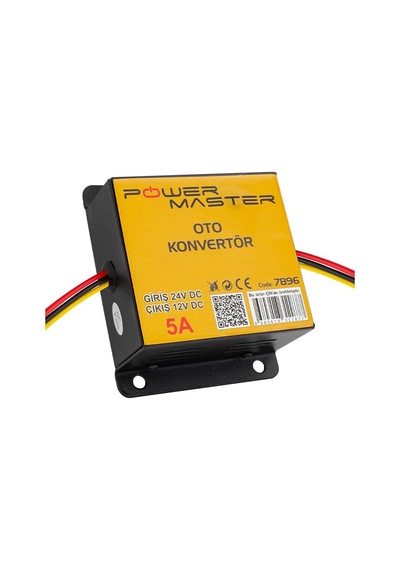Powermaster Pm-7896 24V Dc / 12V Dc 5 Amper Oto Konvertör
