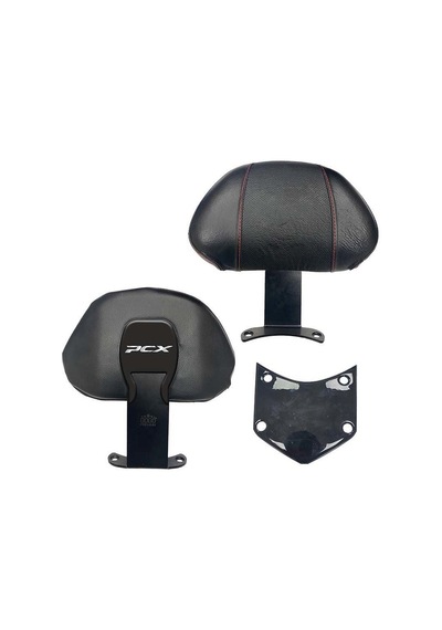 Honda Pcx 2021 - 2025 Uyumlu Kırmızı Desen Sissy Bar