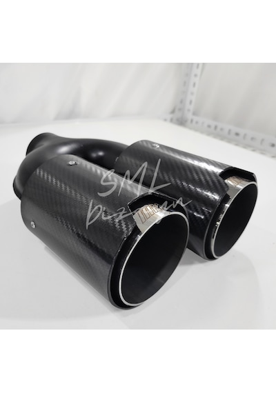 90 Mm Bmw M Logolu Akrapoviç  Egzoz Ucu M Egzos-Egsoz-Eksoz-Ekzos