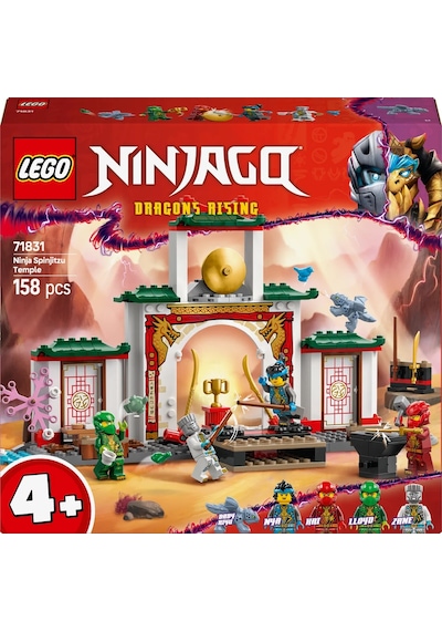 LEGO® NINJAGO® Ninja Spinjitzu Tapınağı 71831 - 4 Yaş ve Üzeri Çocuklar için 4 Minifigür ve Ejderha Modeli İçeren Oyuncak Yapım Seti (158P) LEGO® NINJAGO® Ninja Spinjitzu Tapınağı 71831 - 4 Yaş ve Üzeri Çocuklar için 4 Minifigür ve Ejderha Modeli İçeren Oyuncak Yapım Seti (158P)