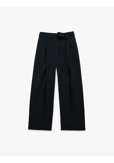 Koton Beli Bağlamalı Regular Fit Düz Paça Viskon Karışımlı Pantolon Lacivert 6sal40084ıw Koton Beli Bağlamalı Regular Fit Düz Paça Viskon Karışımlı Pantolon Lacivert 6sal40084ıw