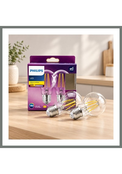 Bezos Led Filament Rustik Ampul E27 7w 806 Lumen Cam Gövde Mmbz Standart