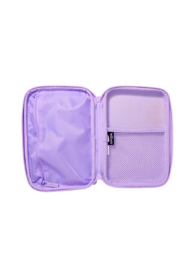 Smiggle All Stars Sert Kapaklı Çift Katlı Kalem Kutusu Mor