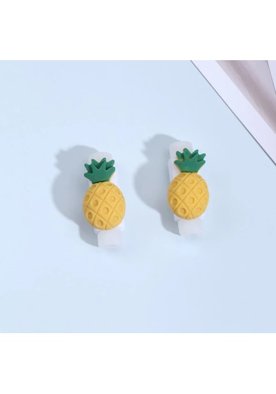Hardal Rengi Ananas Kablo Koruyucu
