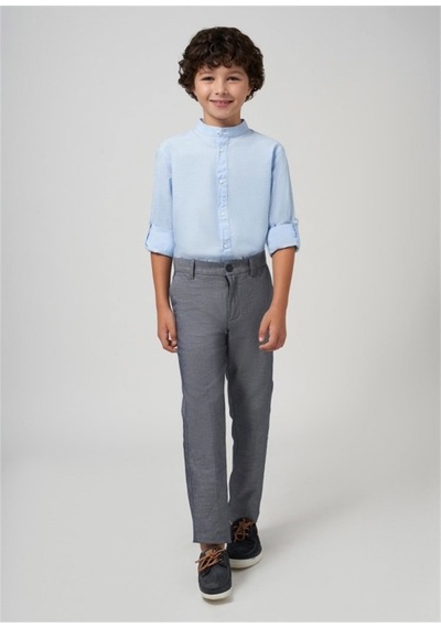 Mayoral Erkek Çocuk Chino Keten Pantolon Gri 6512