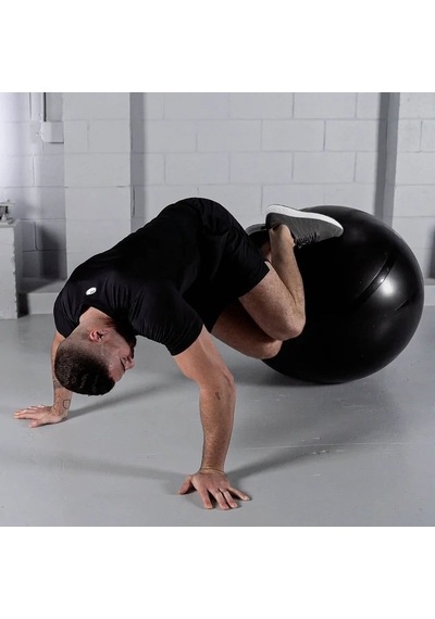 Trnr Anti-burst Egzersiz Topu 55-75 Cm, Kaymaz, Sağlıklı Malzeme, Pompa Ve Aparat Dahil Pilates Siyah