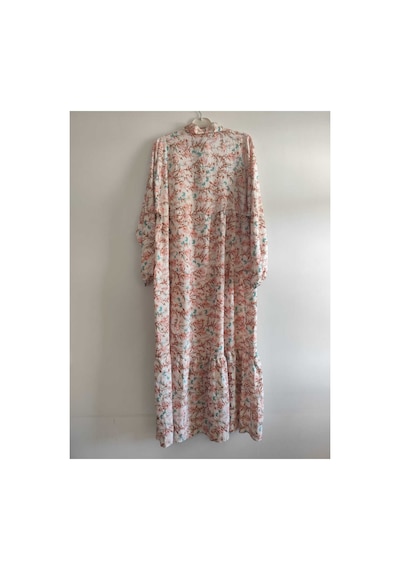 Tenfısı Woman Wear Çiçek Desenli Hakim Yaka Önü Düğmeli Volanlı Uzun Elbise Çok Renkli - 889556865 Çok Renkli Tenfısı Woman Wear Çiçek Desenli Hakim Yaka Önü Düğmeli Volanlı Uzun Elbise Çok Renkli - 889556865 Çok Renkli
