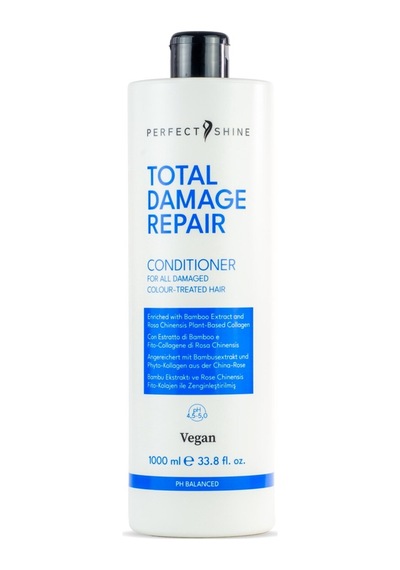 Perfect Shine Total Damage Repair Yıpranmış Saçlar İçin Bambu Ve Gül Özlü Onarıcı Güçlendirici Saç Kremi 1000ml