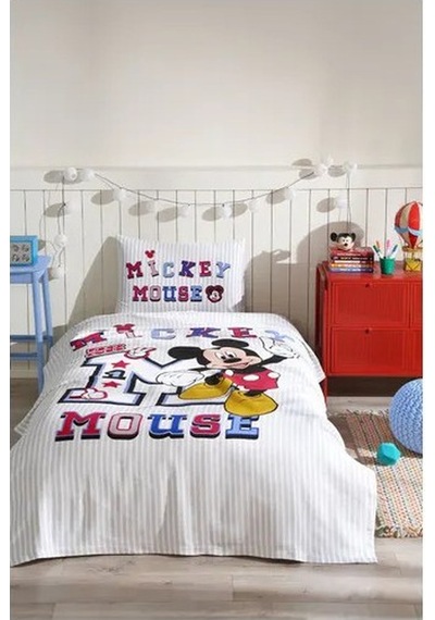 Özdilek Disney Tek Kişilik Nevresim Takımı Mickey Mouse Collage G
