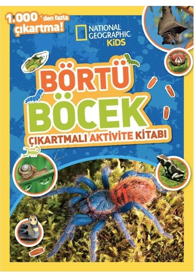 National Geographic Kids Börtü Böcek Çıkartmalı Faaliyet Kitabı