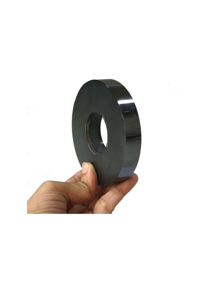 Dünya Magnet 90mm X D32mm X 15mm Güçlü Ferrit Kömür Seramik Halka Mıknatıs