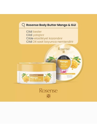 Rosense Body Butter Mango & Gül 150 Ml