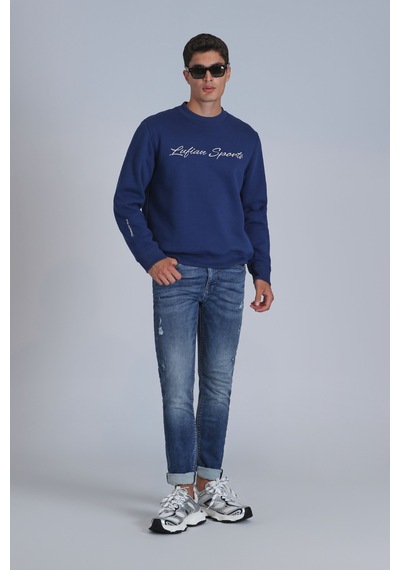 Lufian Brıce Smart Jean Erkek Pantolon Slim Fit Mavi Mavi 112200210100300 Mavi