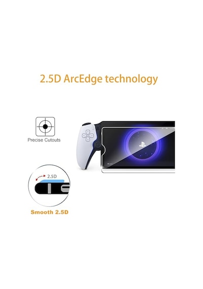 Sony Ps5 Playstation Portal/ps Portal İçin Kırılmaz Cam, 2 Adet 9h Sertlikte Çizilmeye Karşı Dayanıklı Kı