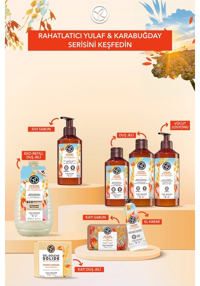 Yves Rocher Vücut Losyonu - Nemlendirici Besleyici Rahatlatıcı Yulaf & Karabuğday -vegan-390ml