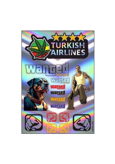 A5 Hologram Stikır Siyah