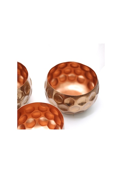 Cuivre Bronz Metal Saksı Küçük Boy