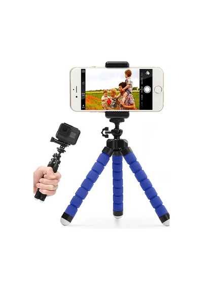 Sünger Ayaklı Akrobat Tripod 26 Cm Telefon Tutucu Tripod Tiktok Youtuber Yayıncı Çekim Ayağı