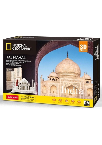 National Geographic 87 Parça 3d Puzzle Taj Mahal.