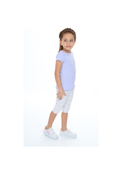 Toontoy Kids Toontoy Kız Çocuk Nakışlı Kaprili Takım Mavi