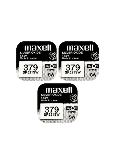 Maxell 379 SR521SW 1.55V Saat Pili 3'lü