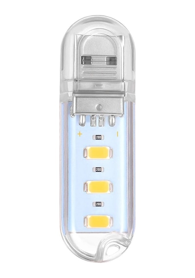 Taşınabilir Mini USB 3 LED GünIşığı Lamba 5730 SMD Kamp Stick Led