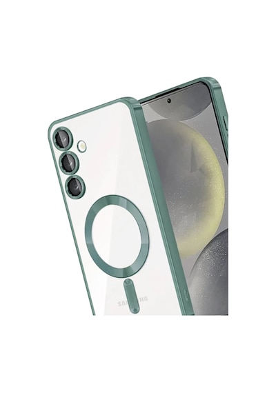 Samsung Galaxy A55 5g Uyumlu Kross Magneticsafe Kapak - Koyu Yeşil