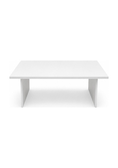 Nordıc Modern Beyaz Orta Sehpa Minimalist Salon Sehpası 90x45x40 Cm Beyaz Beyaz