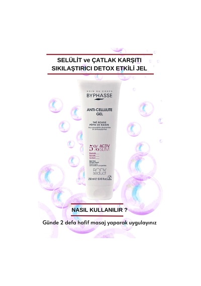 Selülit Ve Çatlak Karşıtı Sıkılaştırıcı  Etkili Vücut Jeli 250ml