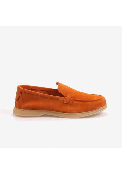 Rouge Kadın Loafer 0172 Turuncu Süet