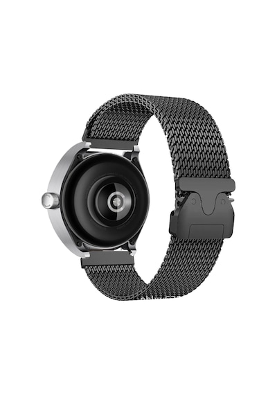 Kilifone - Xiaomi Amazfit Gtr 47mm 22mm Uyumlu - Kordon Titanyum Hasır Kordon - Krd-100 - Siyah-titanyum - T37465