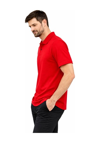 Mekaizen Erkek Slim Fit Polo Yaka Tişört Dar Kesim Basic Kısa Kollu Günlük T-shirt KIrmızı Mekaizen Erkek Slim Fit Polo Yaka Tişört Dar Kesim Basic Kısa Kollu Günlük T-shirt KIrmızı