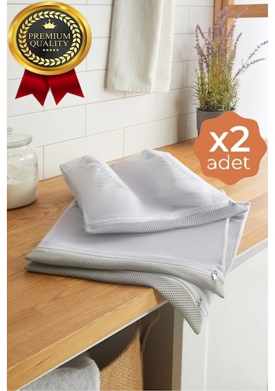Tois Baby 2 Adet Fermuarlı Ayakkabı Yıkama Filesi Beyaz Çamaşır