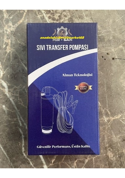 Mrs 12volt 1/2 Zeytin Yağ Pompası Mazot Aktarma Pompası Mini Dalgıç Su Sıvı Pompası