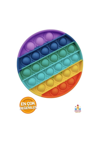 Gökkuşağı Daire Pop It Balon Patlatma Oyunu - Trend Çocuk Oyuncakları